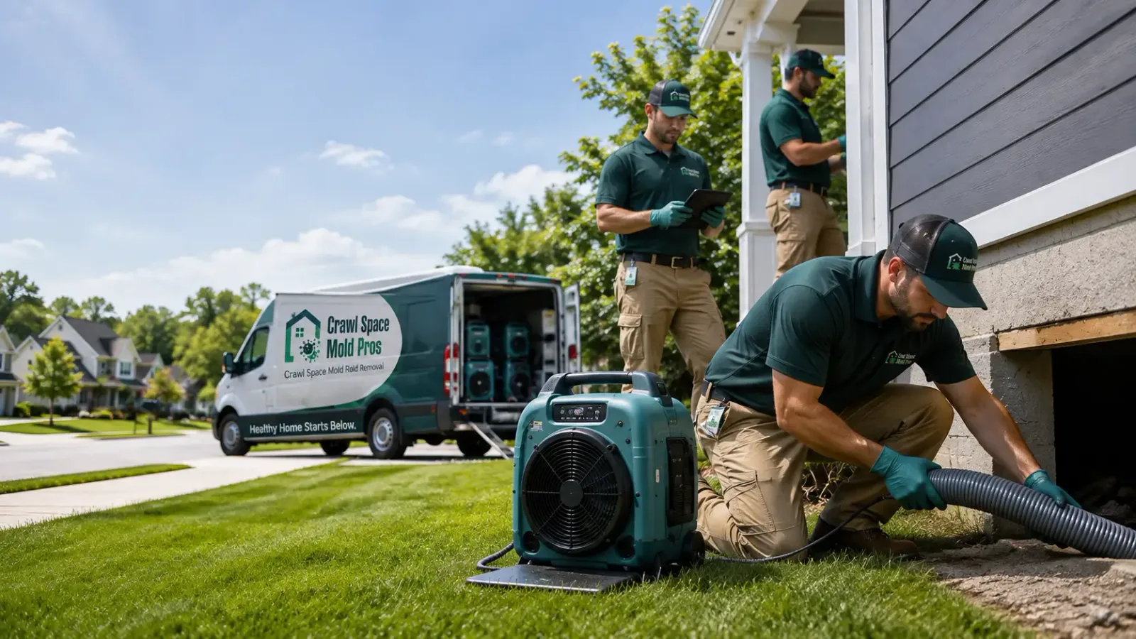 Crawl Space Mold Removal in Texas City, TX